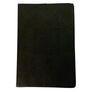 Naves Topical Bible Black Bonded Leather Thumb Indexed Gilt Edge Vintage 1962